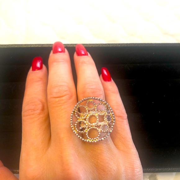 Large Sterling Silver Statement Ring - Picture 2 of 4